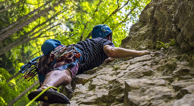 Rock climbing